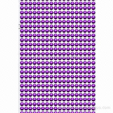 Wholesale Rhinestone Sticker for Cars or Cellphones, 14.5 x 9 x 0.2cm Size, OEM Orders Welcomed